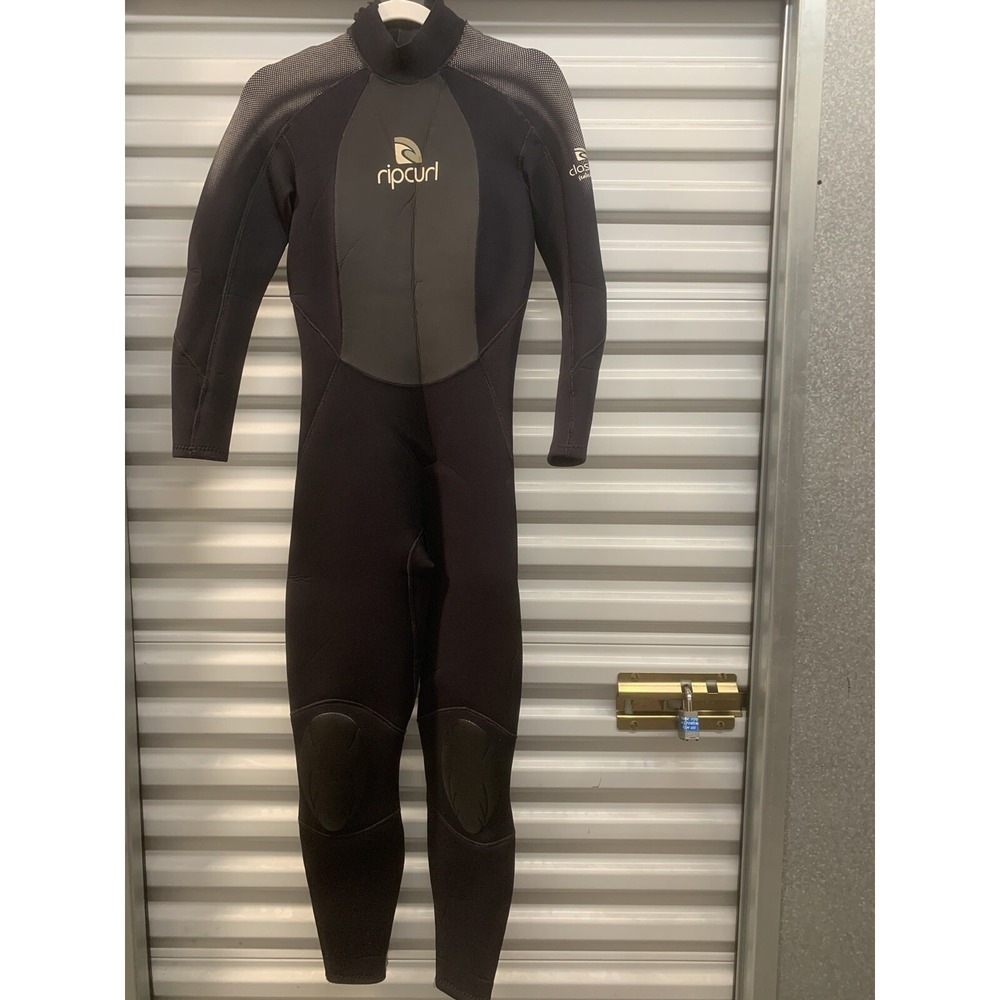 Rip Curl Classic Sealed 3:2 Wet Suit Black Womens Size 8